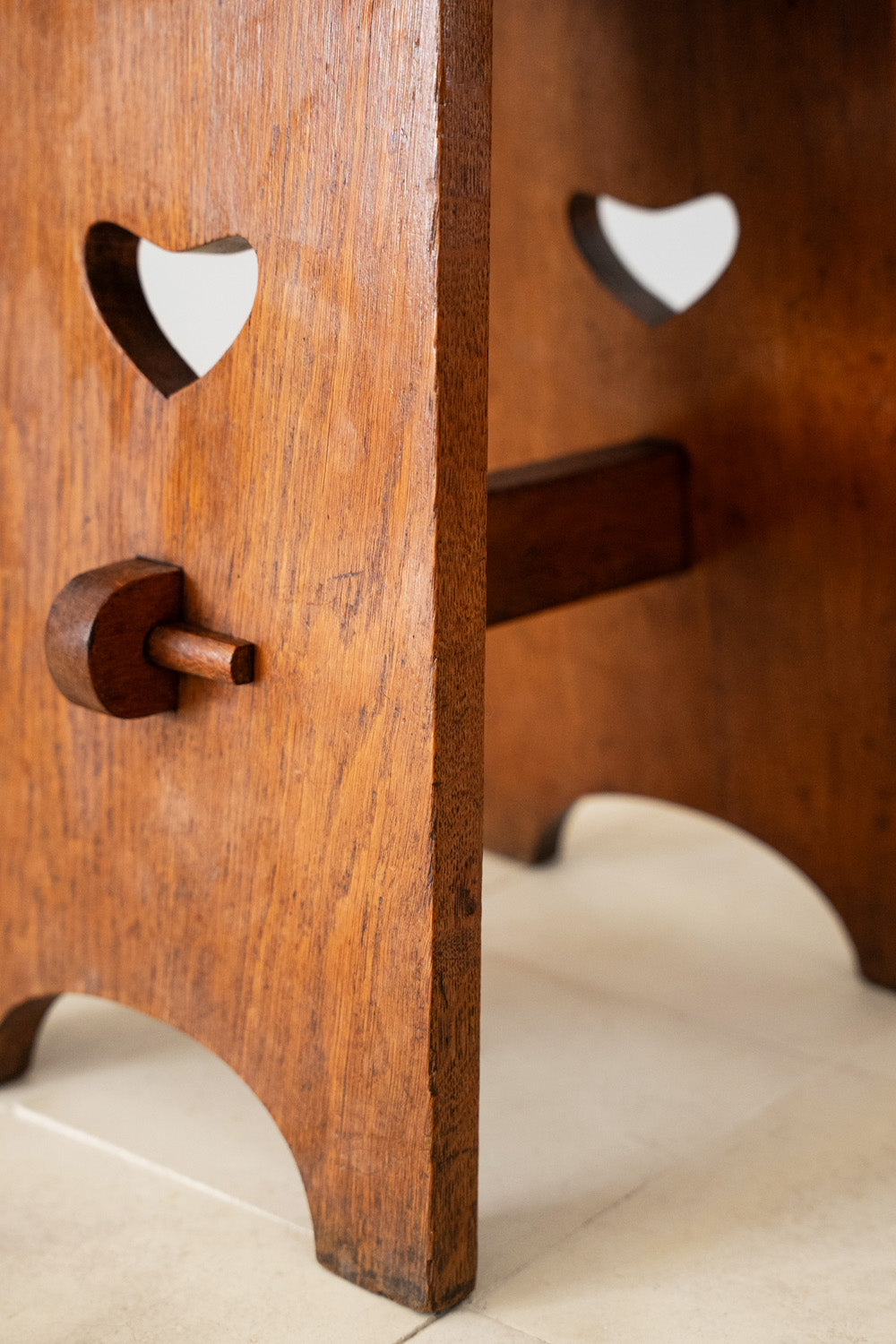 Pair Arts and Crafts side tables