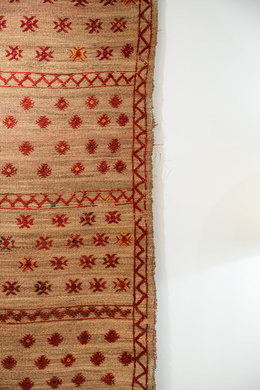 Berber straw tapestry