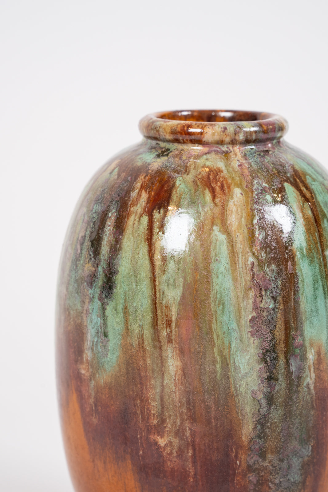 Vase en céramique émaillée