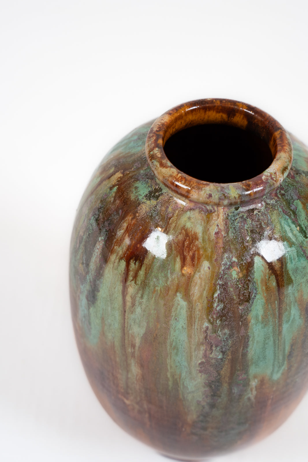 Vase en céramique émaillée