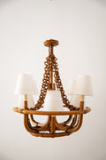 Bamboo ceiling light