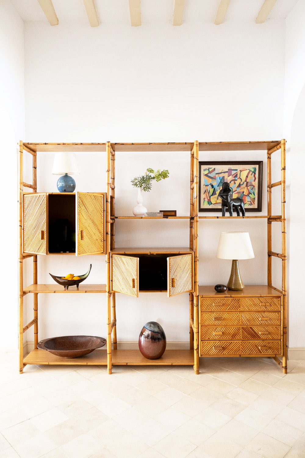 Large bamboo shelf