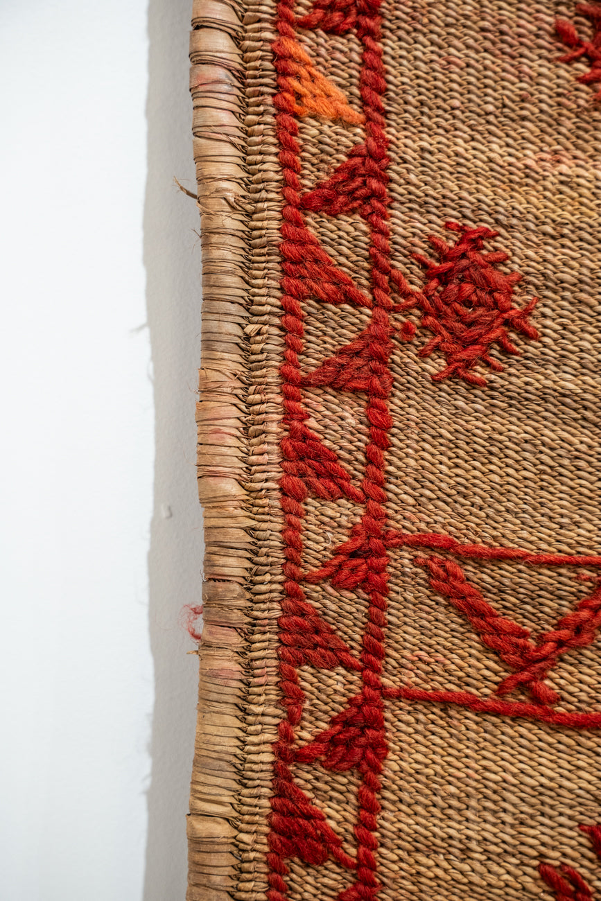 Berber straw tapestry