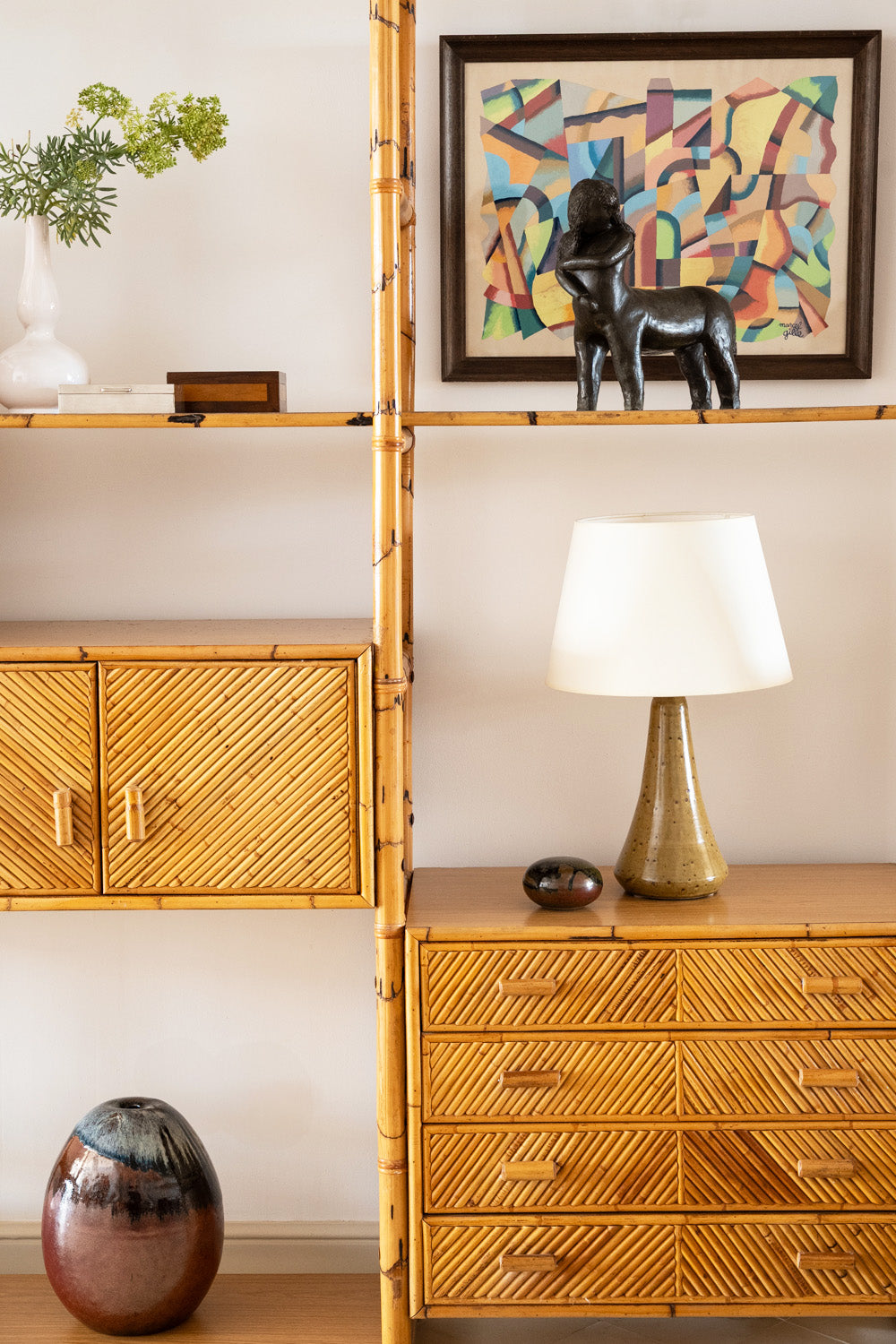Large bamboo shelf