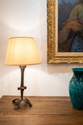Lampe à poser en fer forgé
