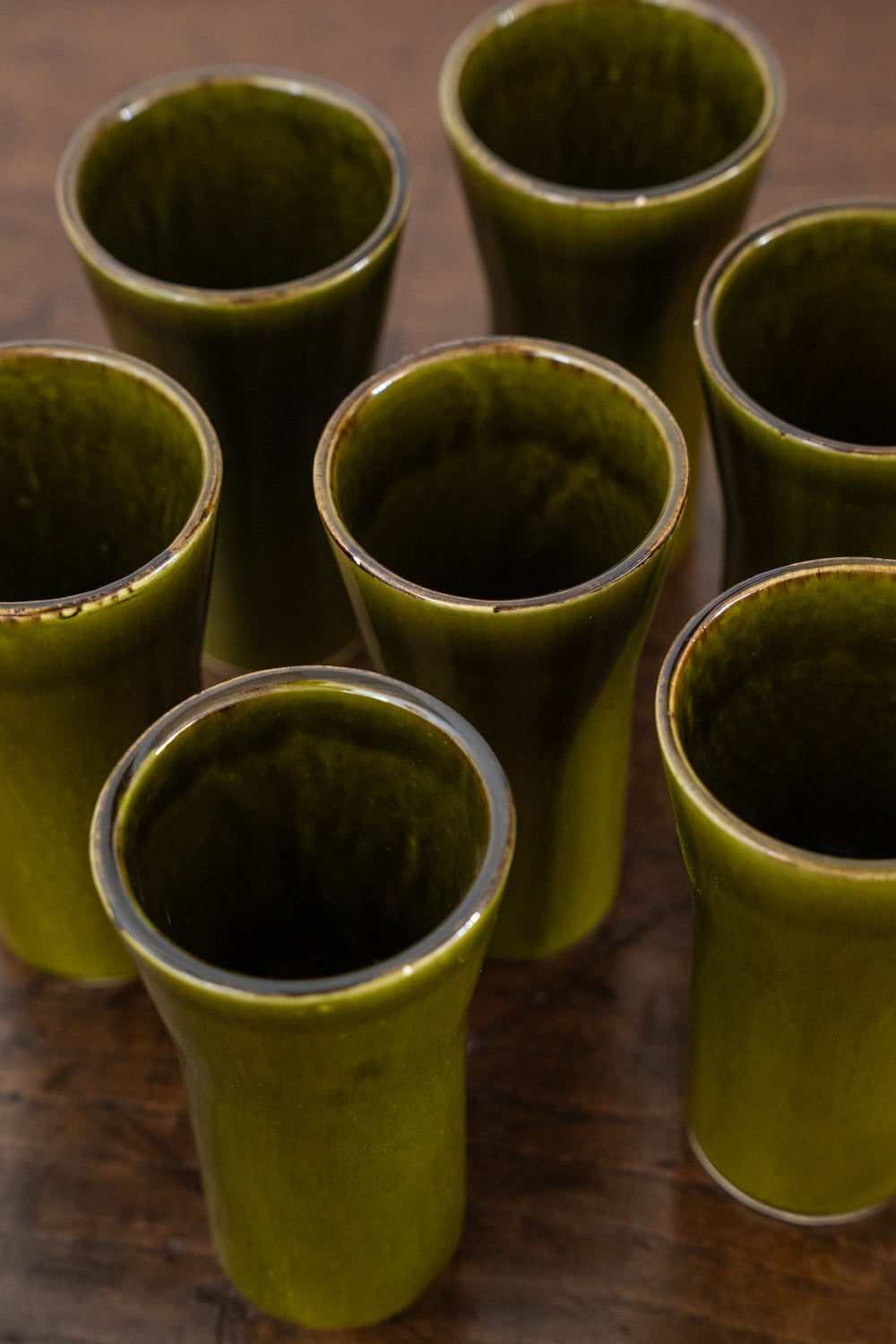 Juego de naranjada de cerámica esmaltada