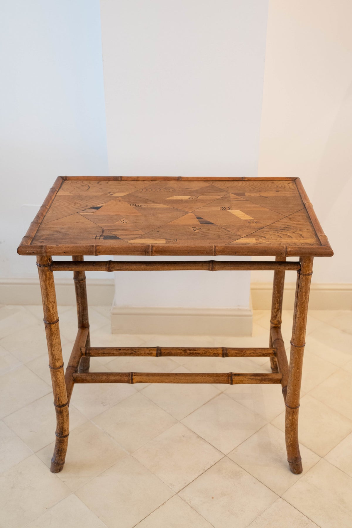 Table en bambou Art Déco
