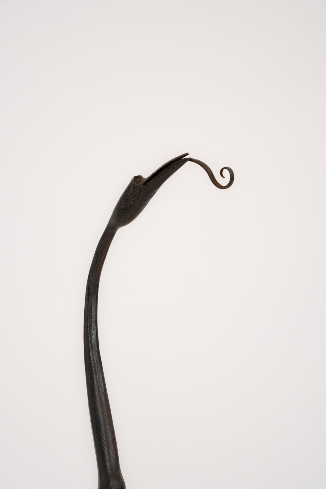 Japanese crane in wrought iron