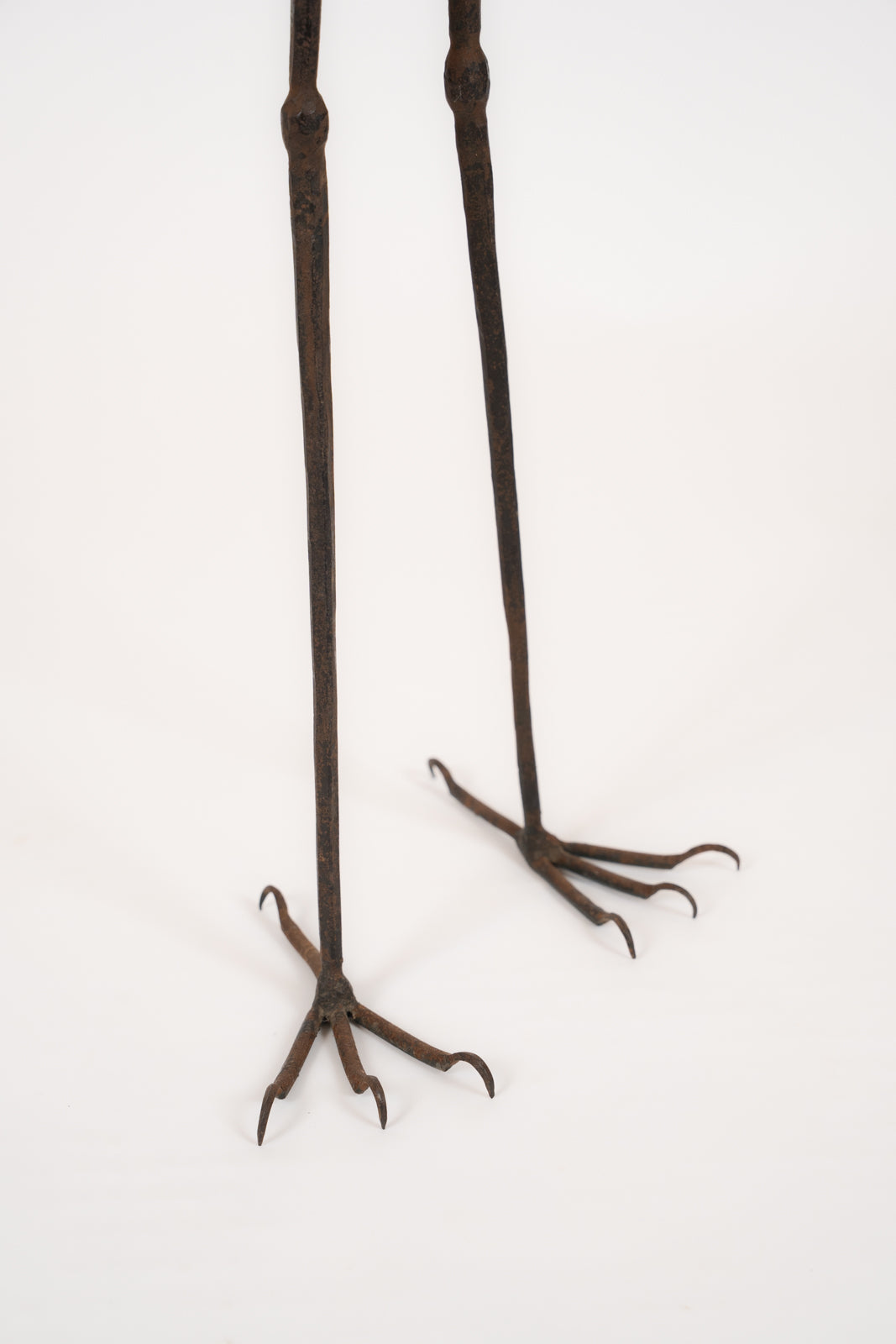 Japanese crane in wrought iron