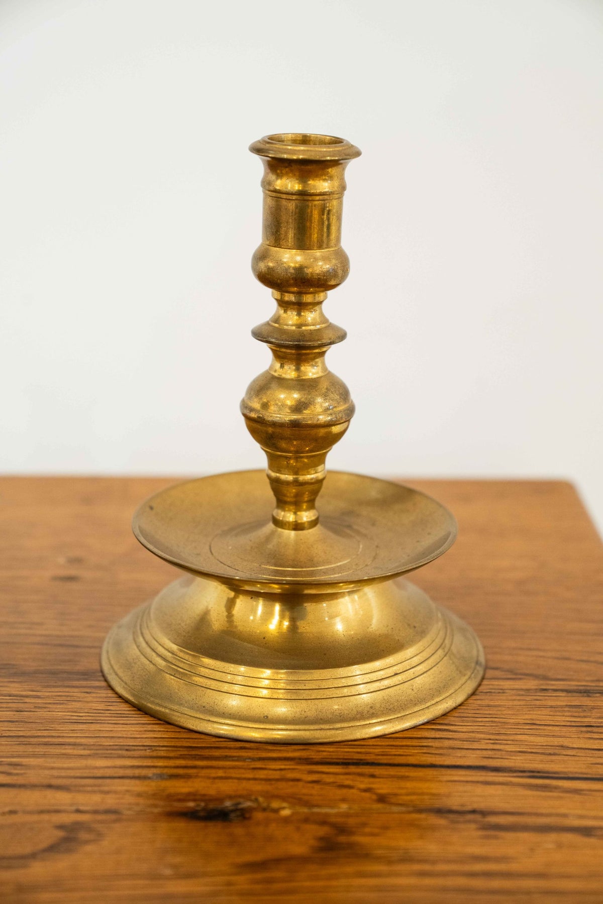 Pair of brass candlesticks