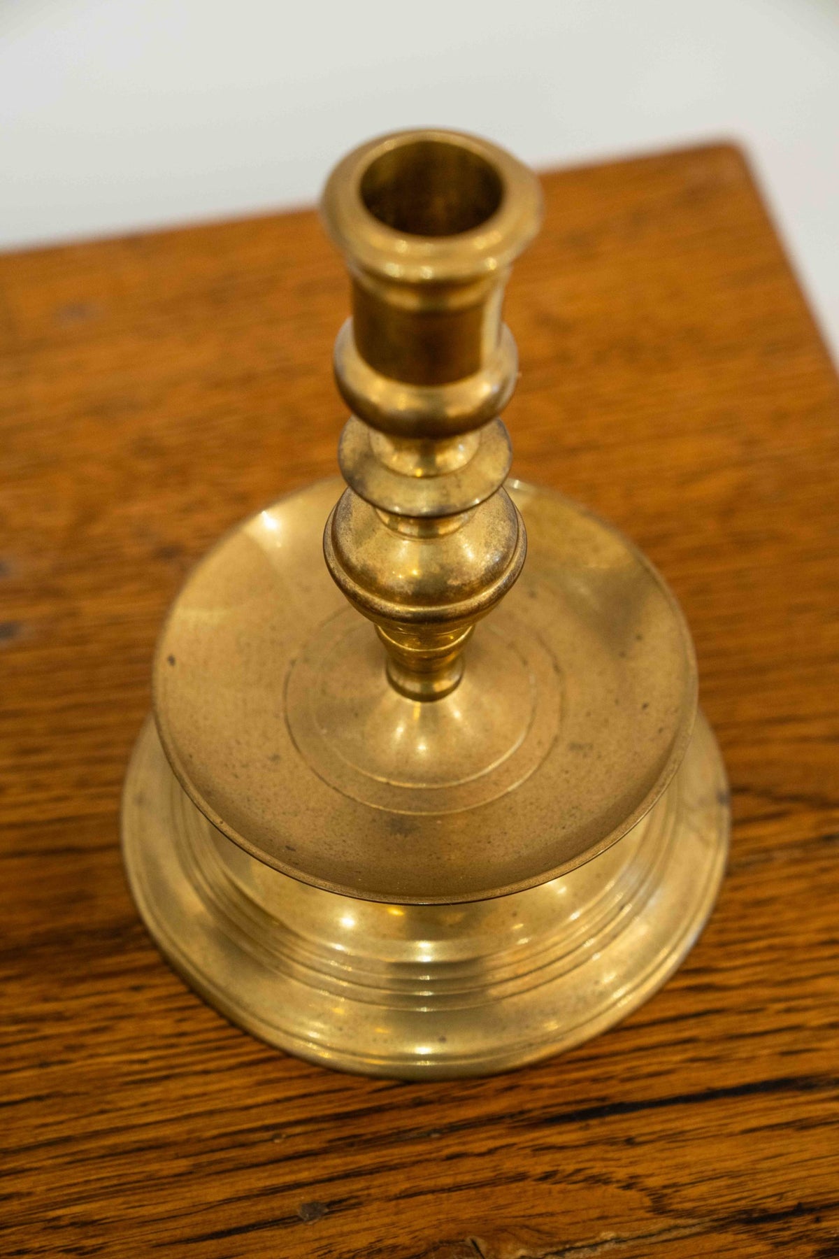 Pair of brass candlesticks