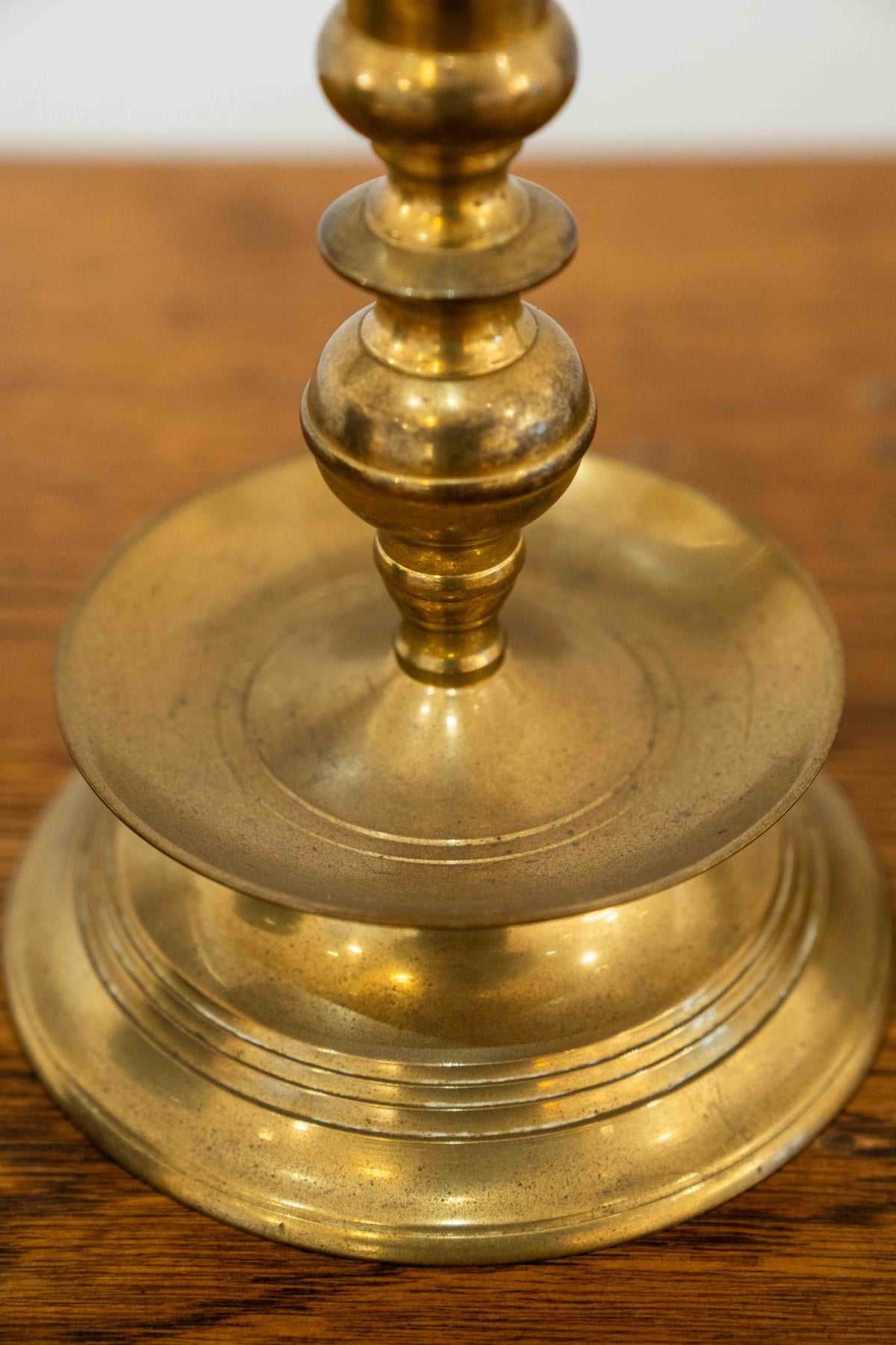 Pair of brass candlesticks