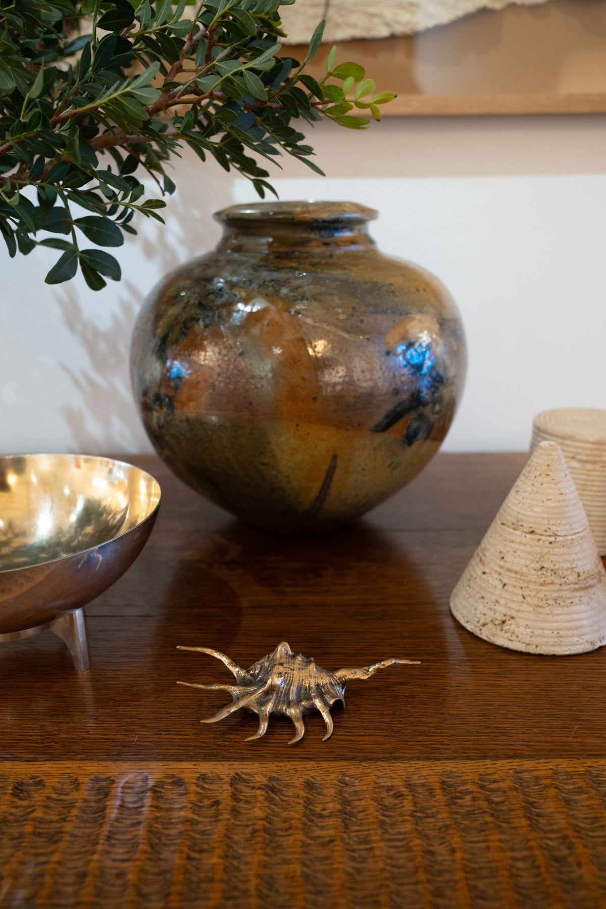 Coquillage en bronze