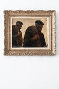 Oil on canvas "Fisherman"