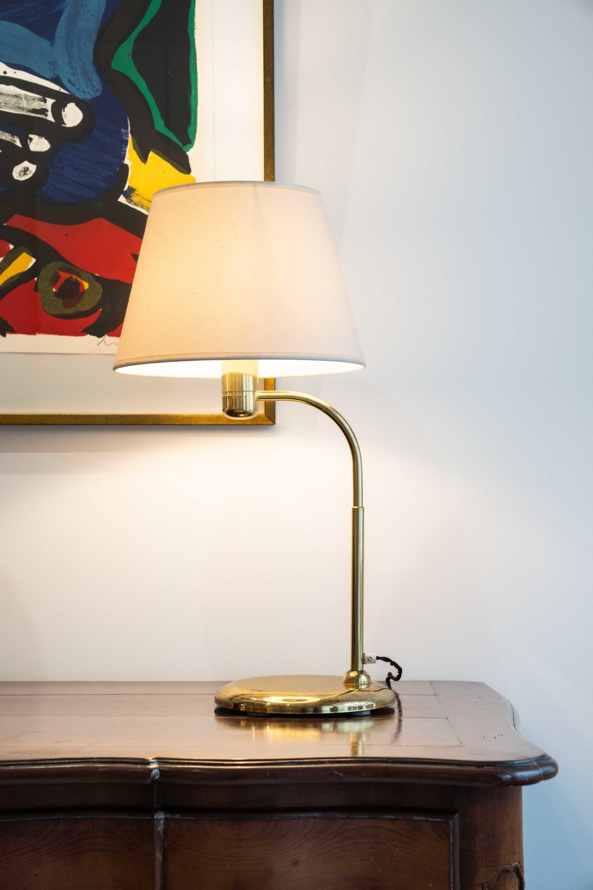 Lampe à poser en laiton