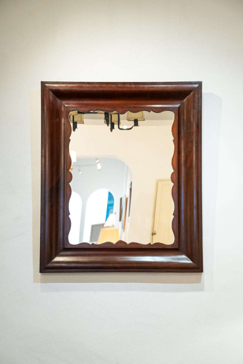 Large mahogany mirror