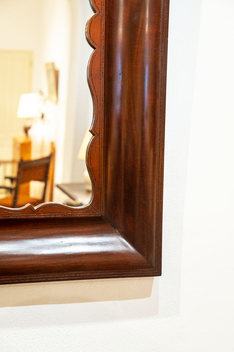 Large mahogany mirror