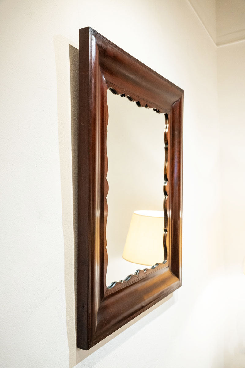 Large mahogany mirror