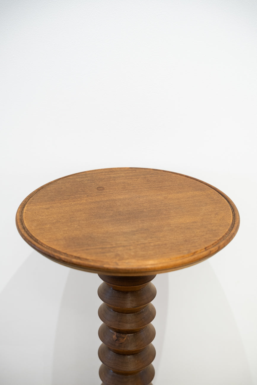 Mesa auxiliar circular de haya