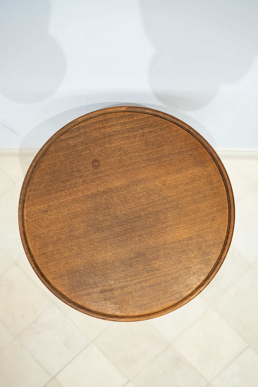 Mesa auxiliar circular de haya