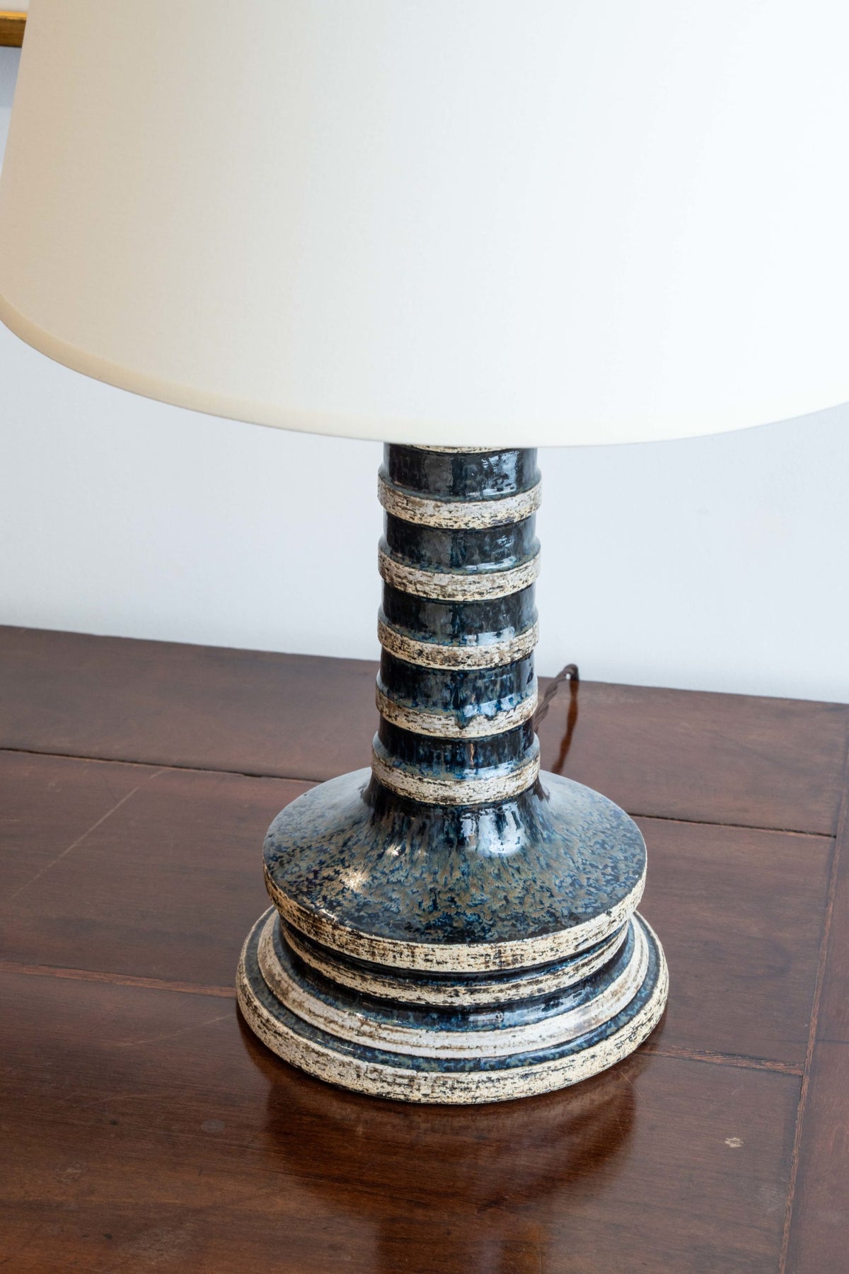 Lampe en céramique émaillée