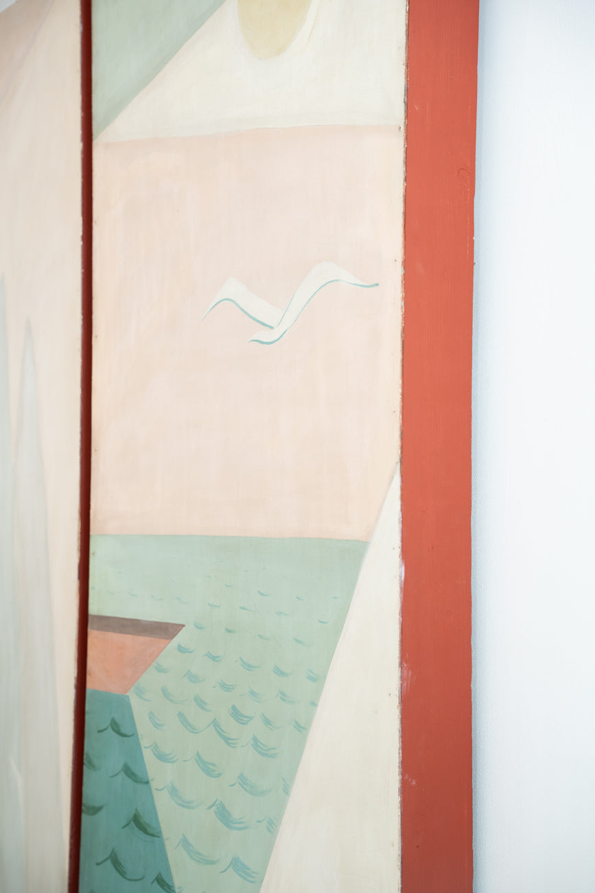 Mural de cuatro paneles