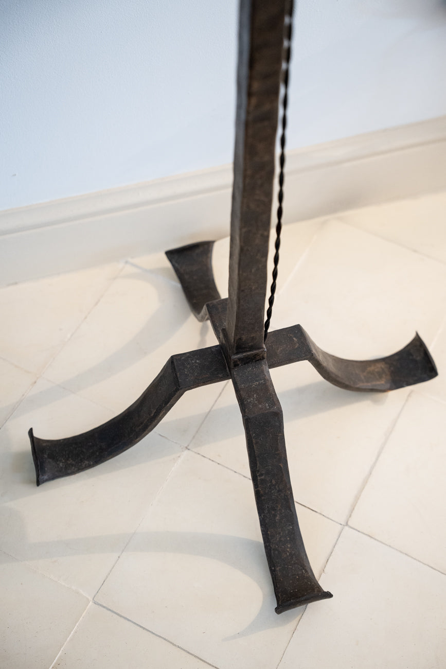 Wrought iron floor lamp