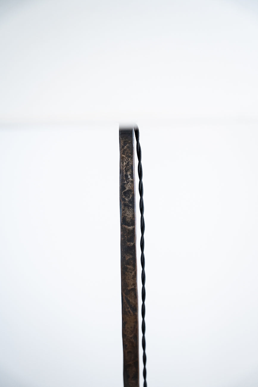 Wrought iron floor lamp