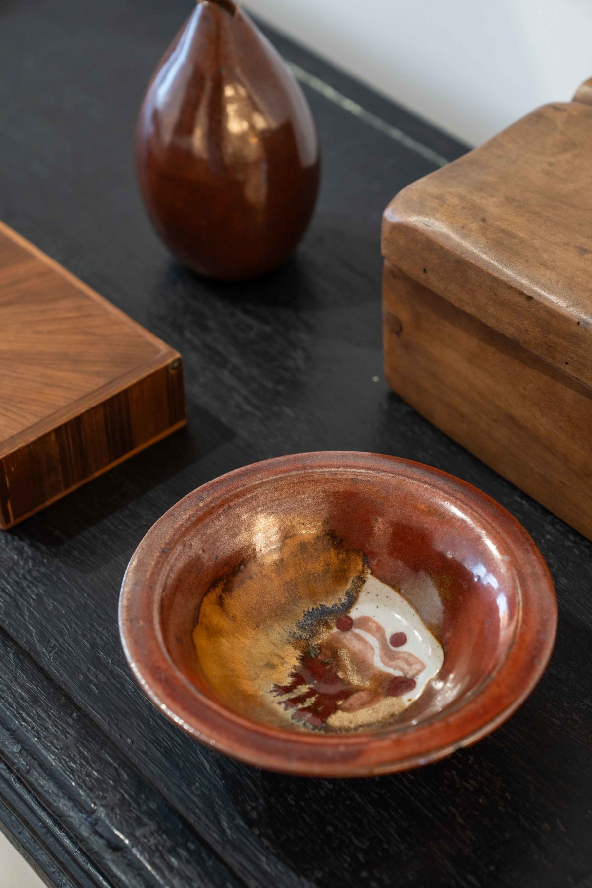 Glazed ceramic cup