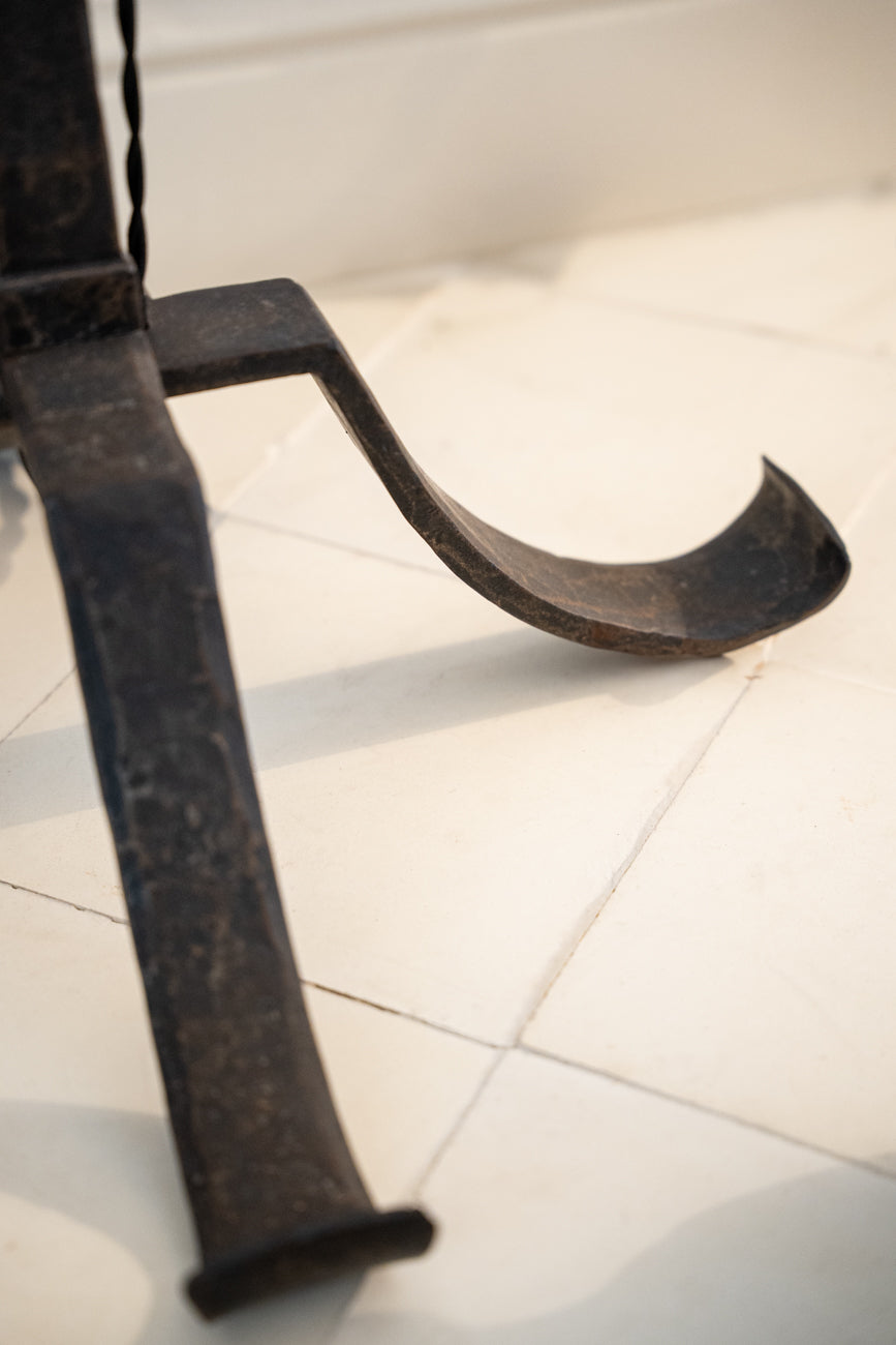 Wrought iron floor lamp