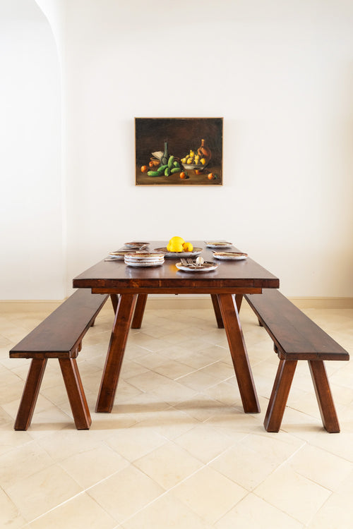 1950 set of table and benches