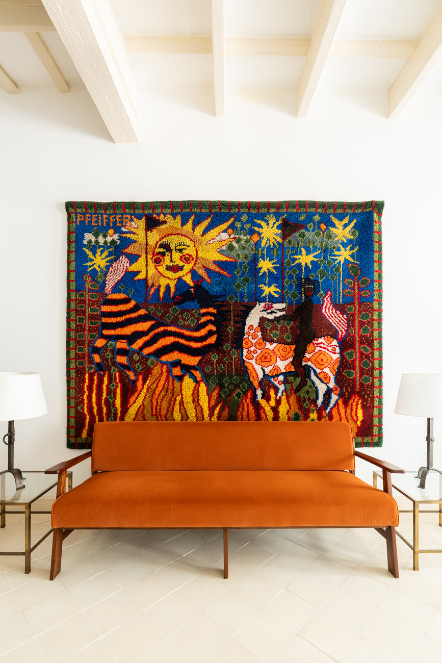 Large wall tapestry