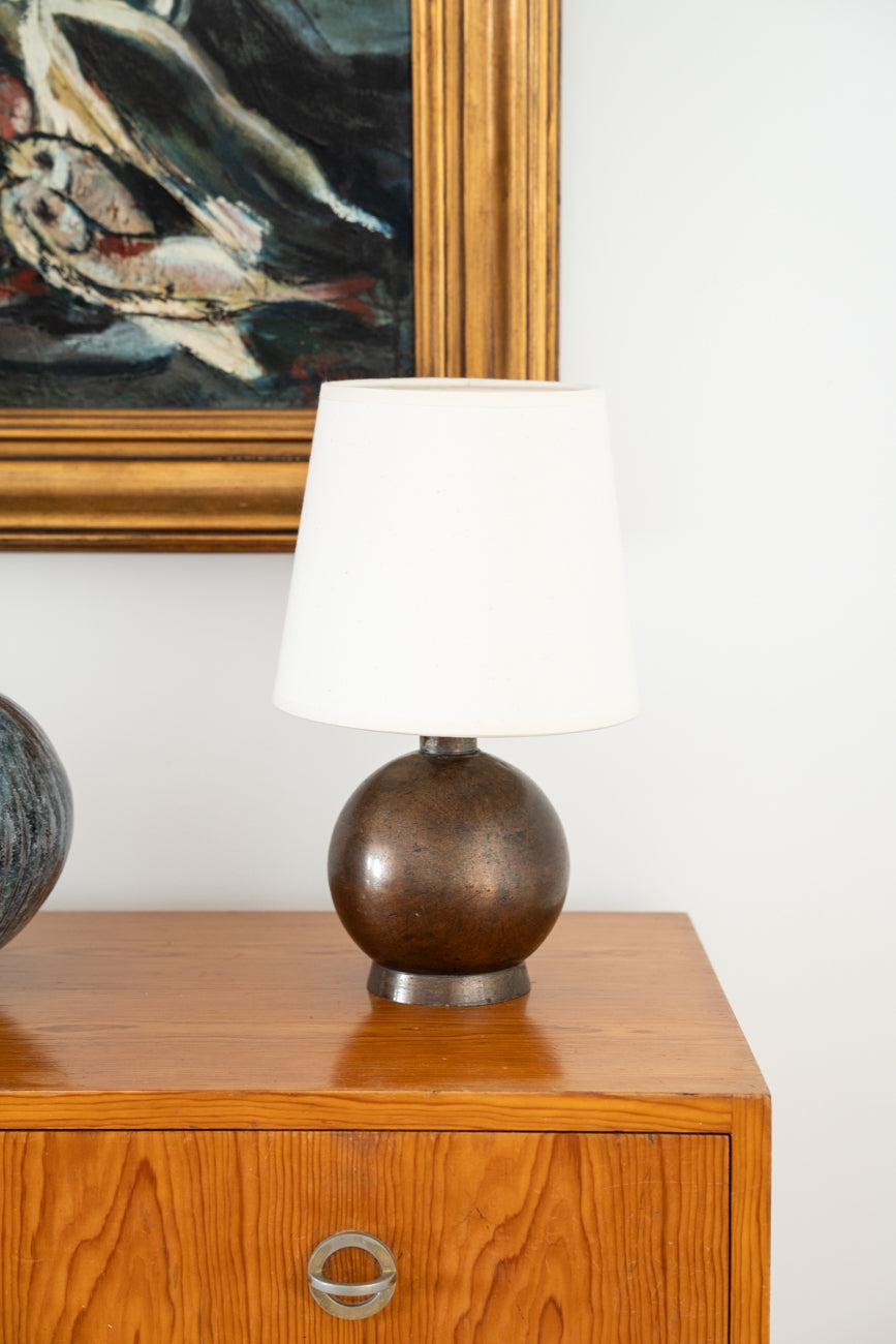 Copper table lamp