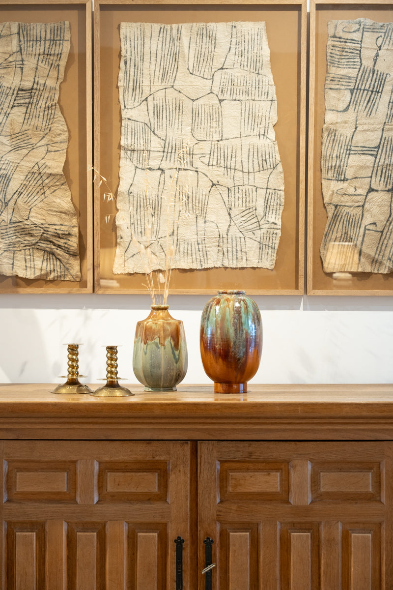 Vase en céramique émaillée