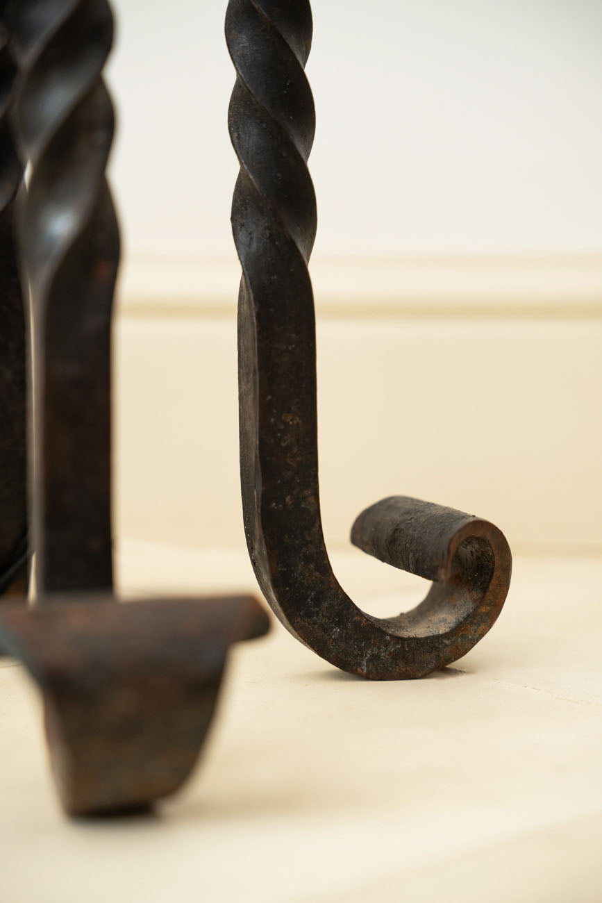 Wrought iron floor lamp