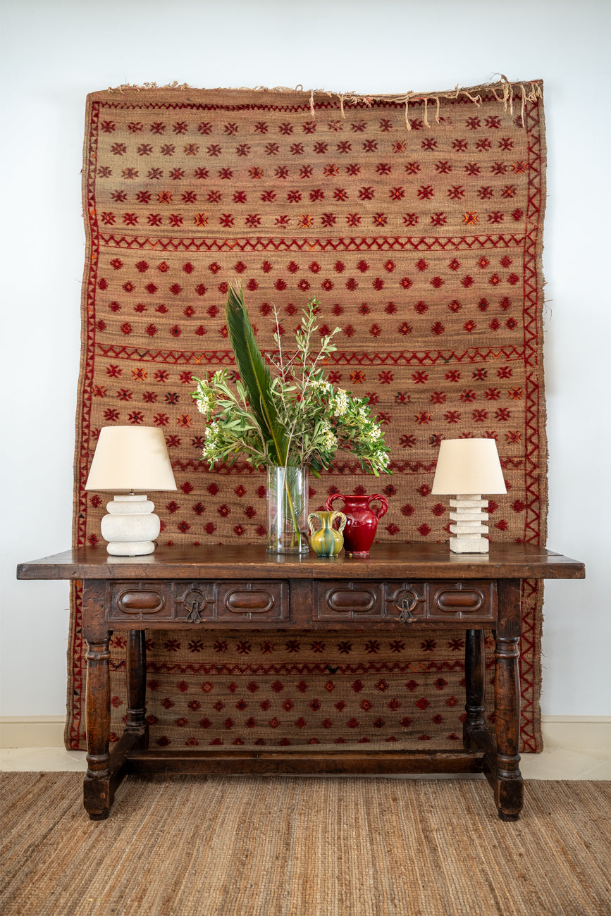 Berber straw tapestry