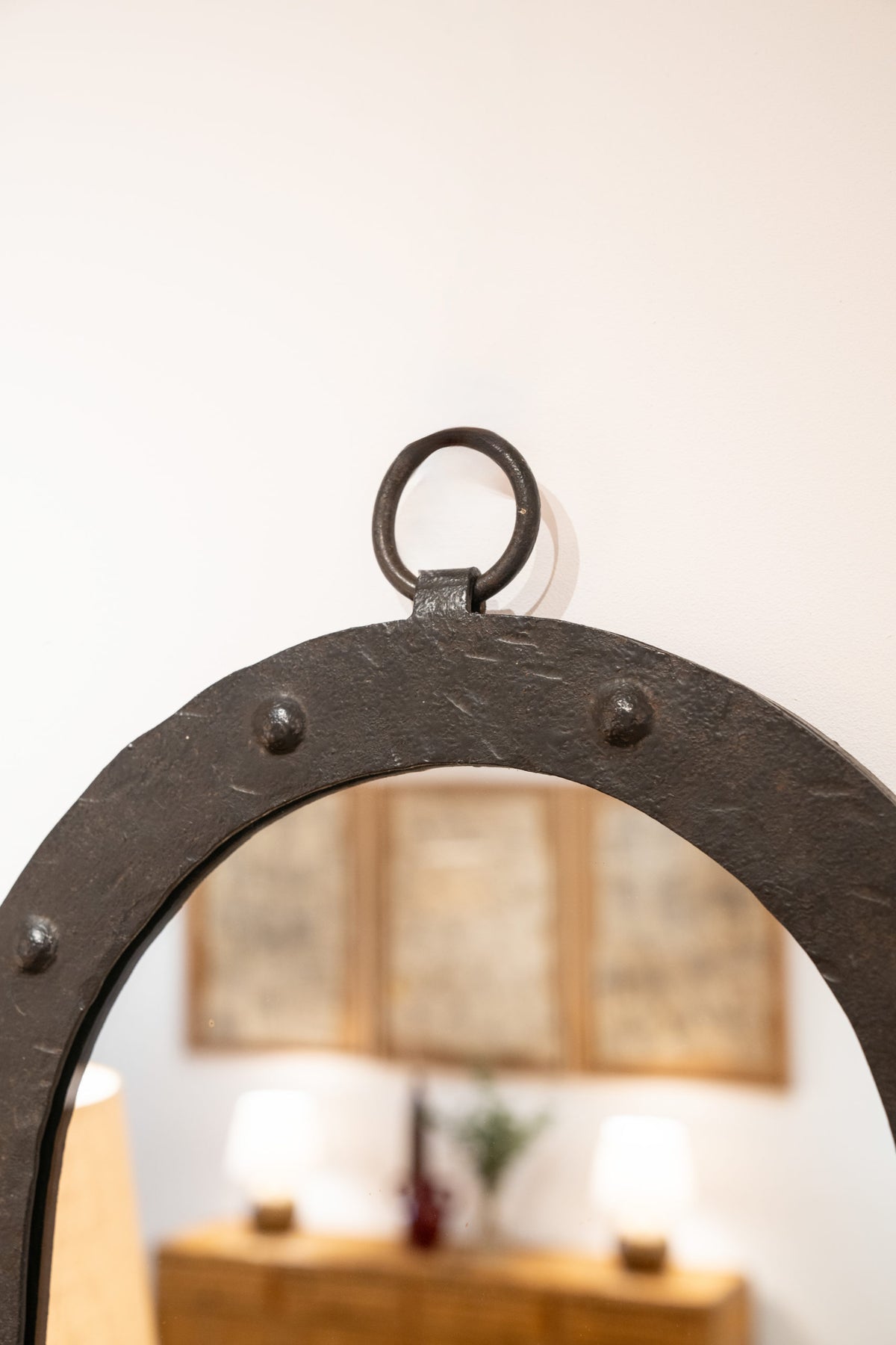 Miroir en fer forgé