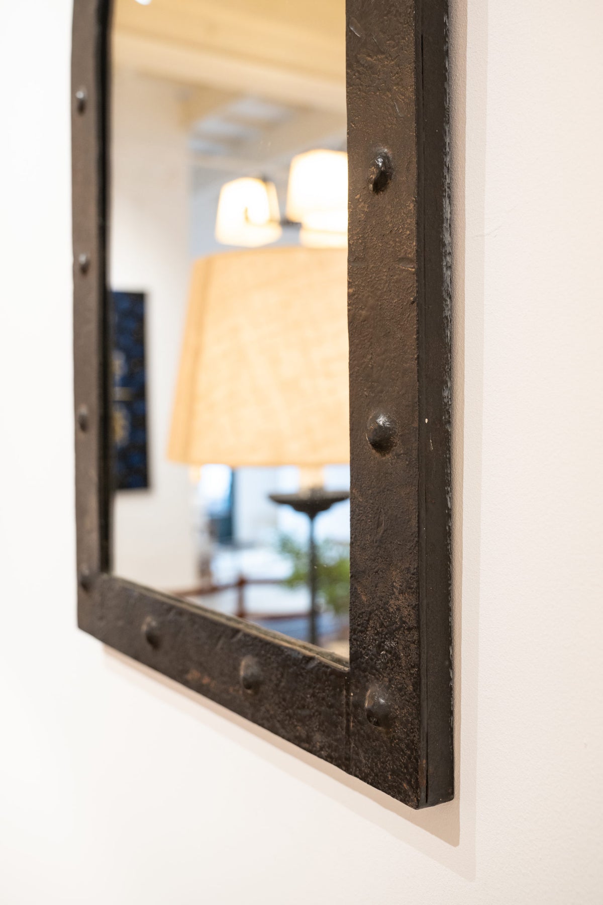 Miroir en fer forgé