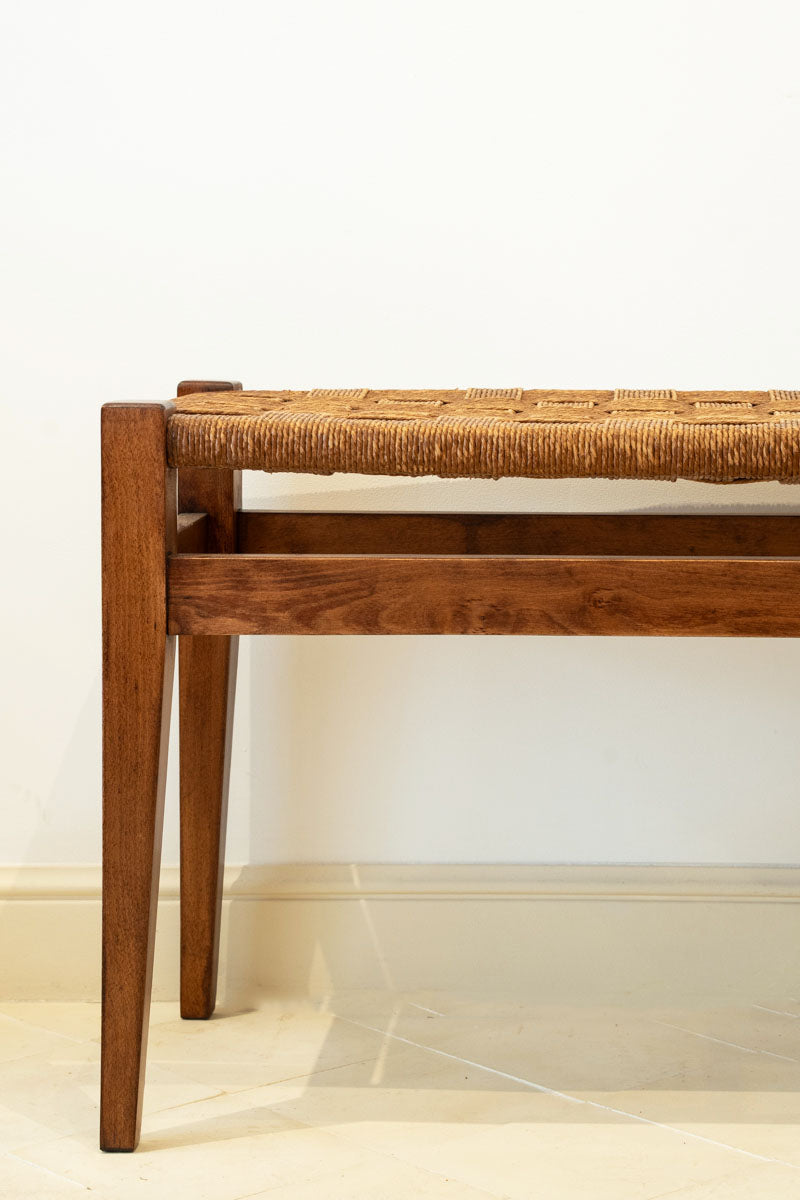 Banc en hêtre et corde