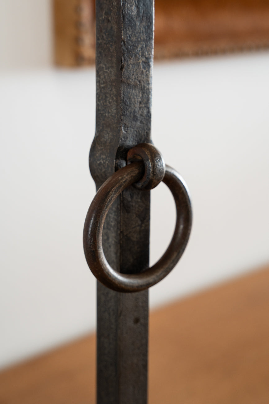 Lampe à poser en fer forgé