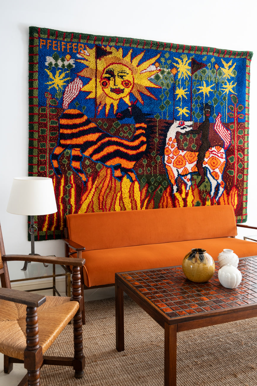 Large wall tapestry