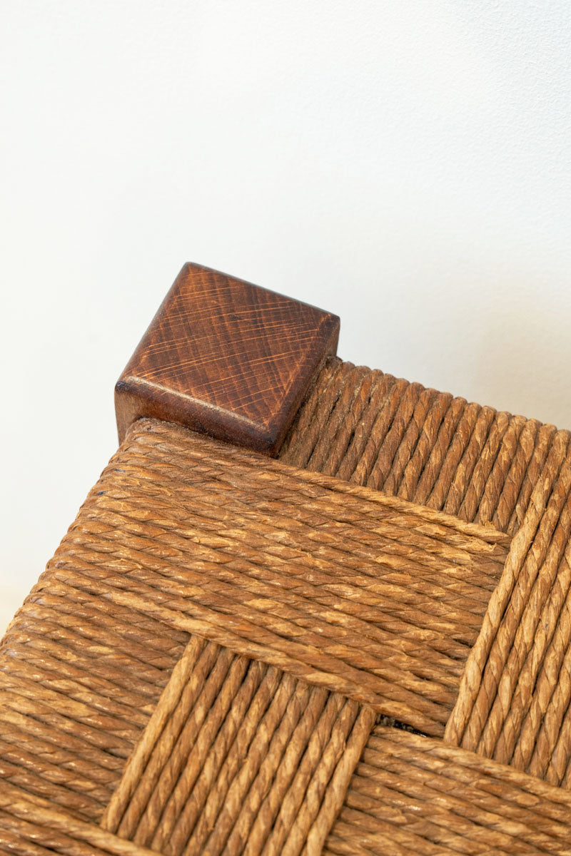 Banc en hêtre et corde