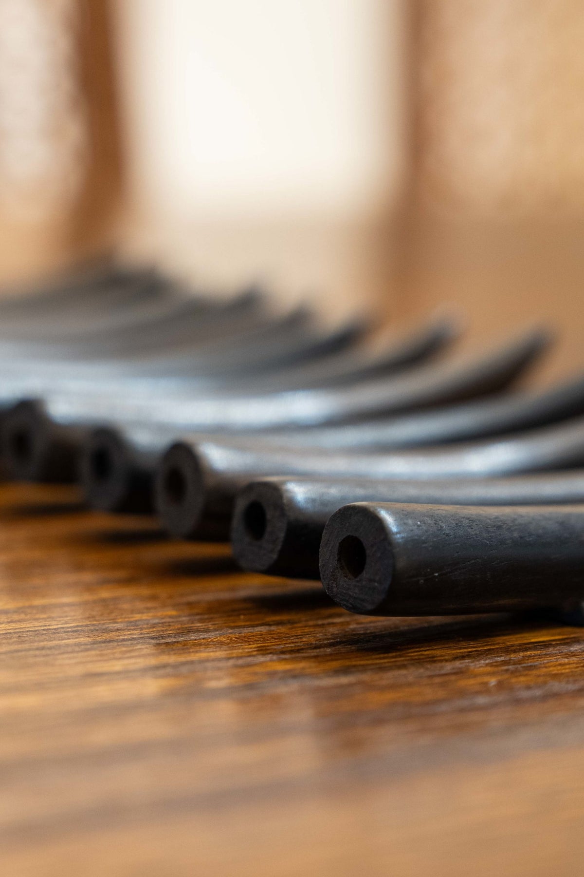 12 ebony knife holders