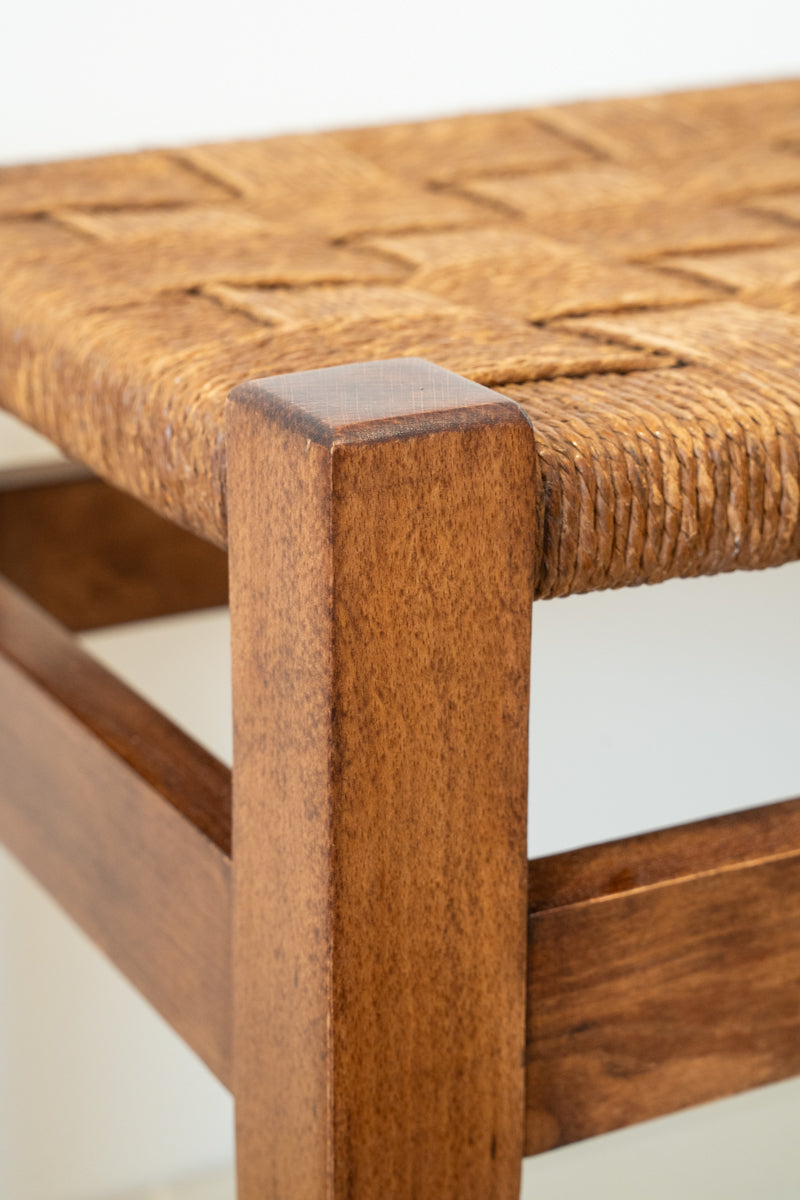 Banc en hêtre et corde