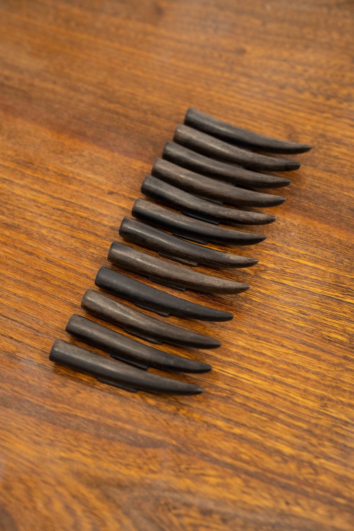 12 ebony knife holders