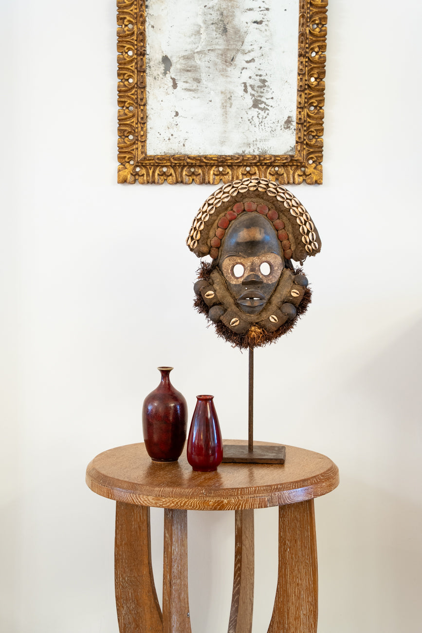 Mesa auxiliar de roble