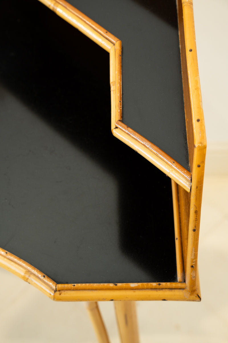 Bamboo and Formica dressing table