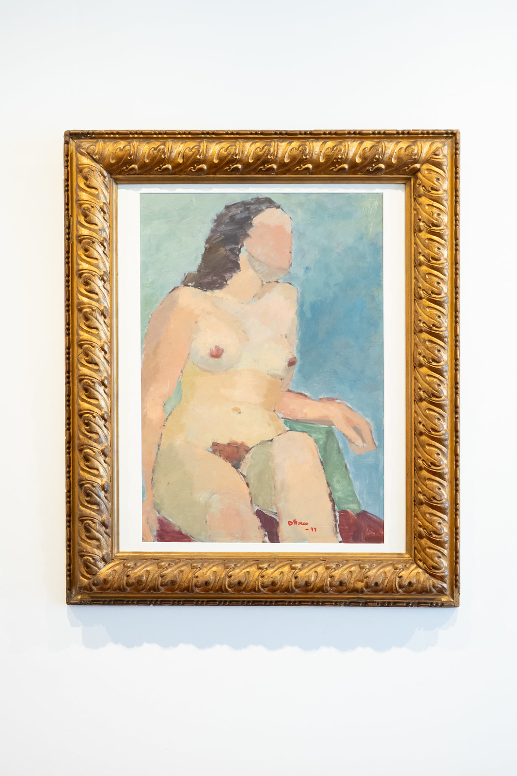 Portrait d’une femme nue