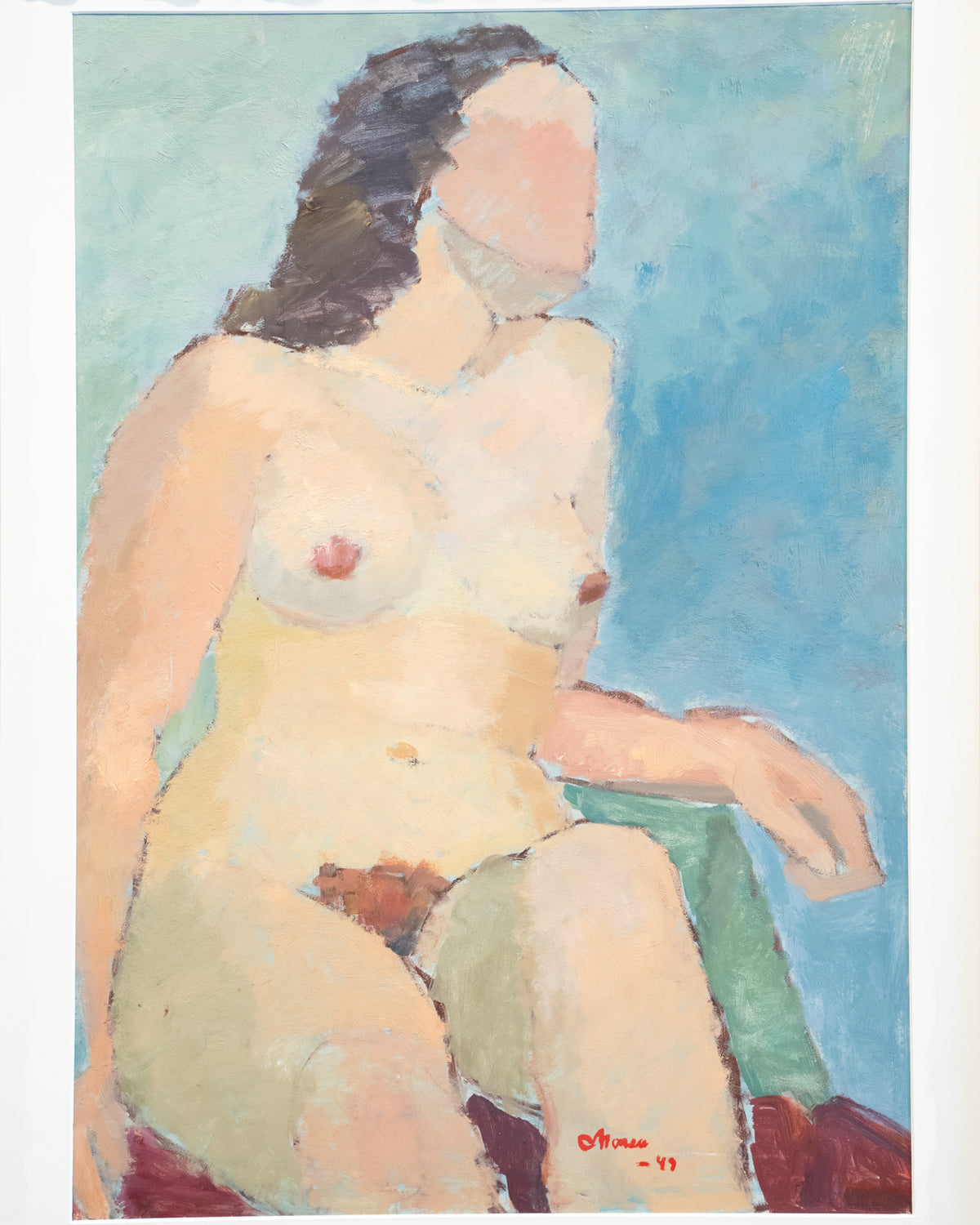 Retrato de mujer desnuda