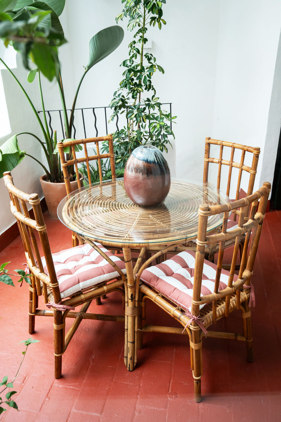 Conjunto de jardín en bambú